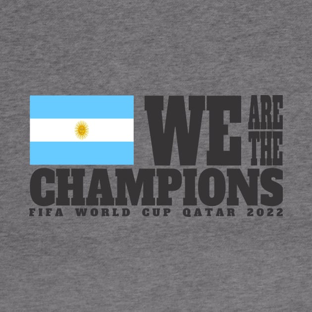 Fifa World Cup Qatar 2022 Champions - Argentina - Light Color Edition by felinfelix